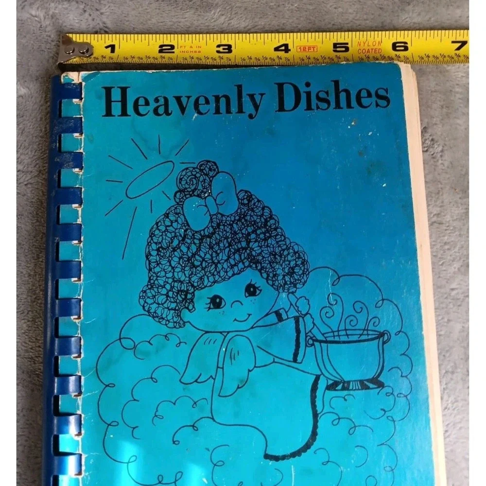 Heavenly Dishes‎ Cookbook Chirch Of God Chanute Kansas 1984 Angel Cooking